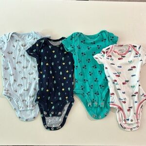 Baby Boy Simple Joys by Carter’s (0-3 mo) - 4 onesies